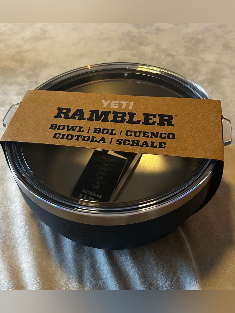 YETI RAMBLER 2 QT INSULATED BOWL- NAVY - Picture 2 of 2